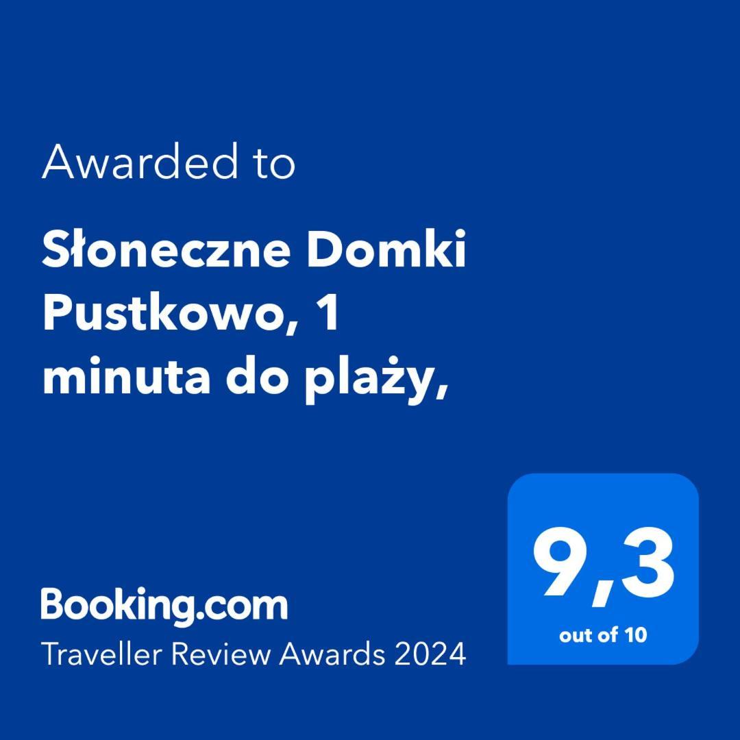 Sloneczne Domki Pustkowo, 1 Minuta Do Plazy, Екстериор снимка